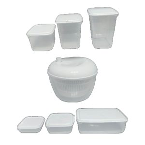 ست ظروف نگهدارنده و سبزی خشک کن همارا مدل G-SP-02