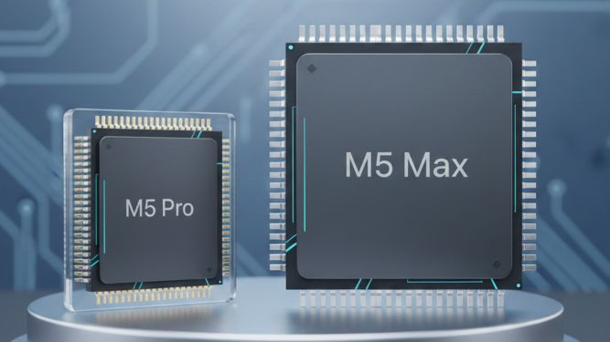 مشخصات و زمان عرضه تراشه‌های M۵ Pro و M۵ Max اپل افشا شد