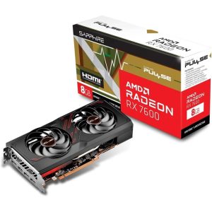 کارت گرافیک Sapphire مدلPULSE AMD Radeon RX 7600 Gaming OC 8GB GDDR6