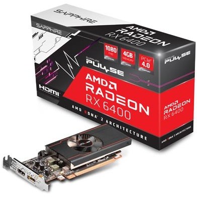 کارت گرافیک سافایر مدل PULSE RX 6400 حافظه ۴ گیگابایت GDDR6